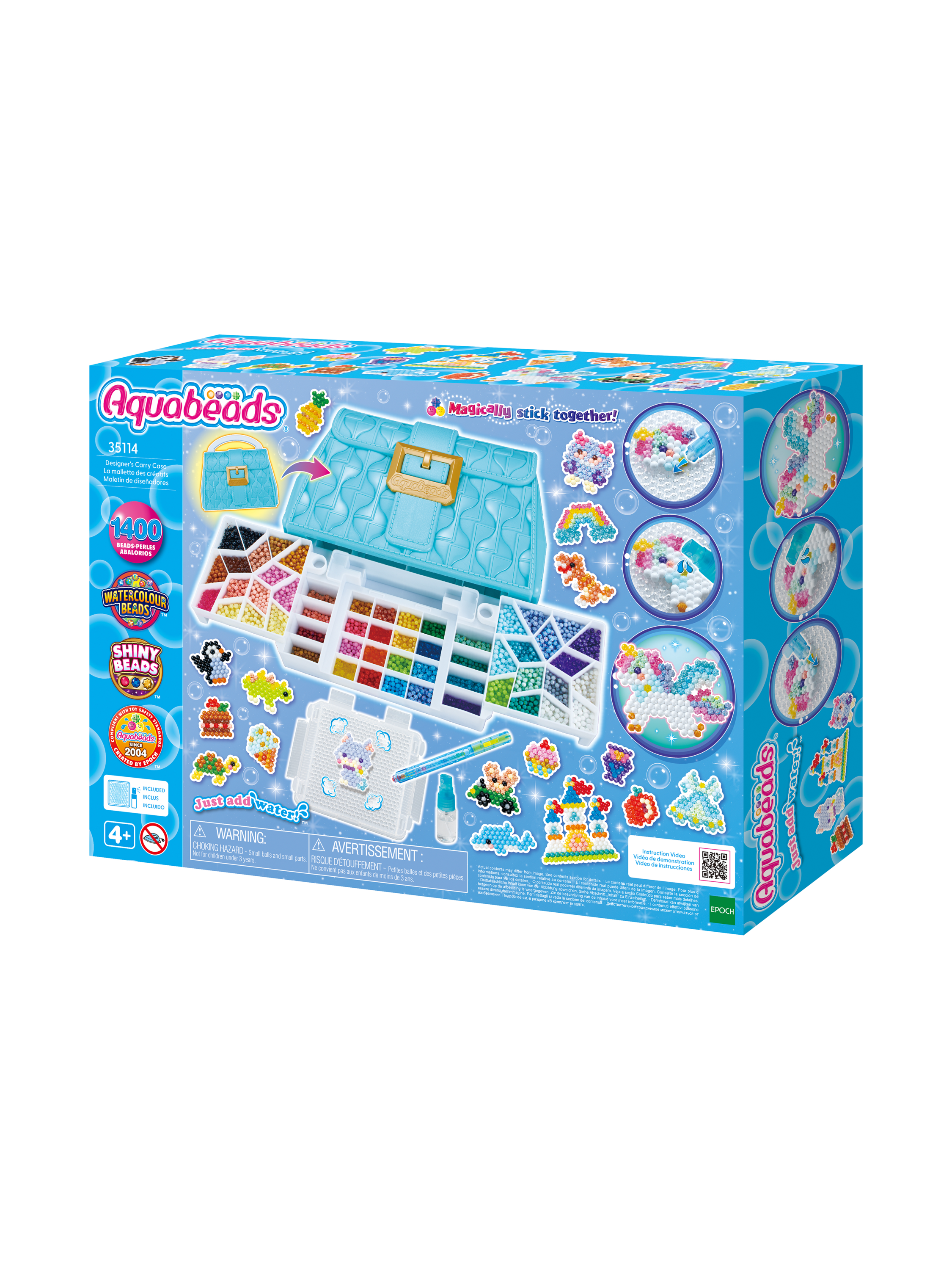 AQUABEADS Designer handtas knutselset, wateractiverend