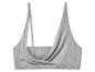 Grijze sportbeha met V-hals en dunne bandjes