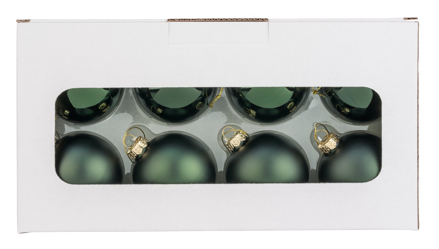 LIVARNO Glazen kerstballen, 16-delig (Groen)