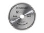 Een zaagblad van Parkside voor hout, met een diameter van 210 mm.
