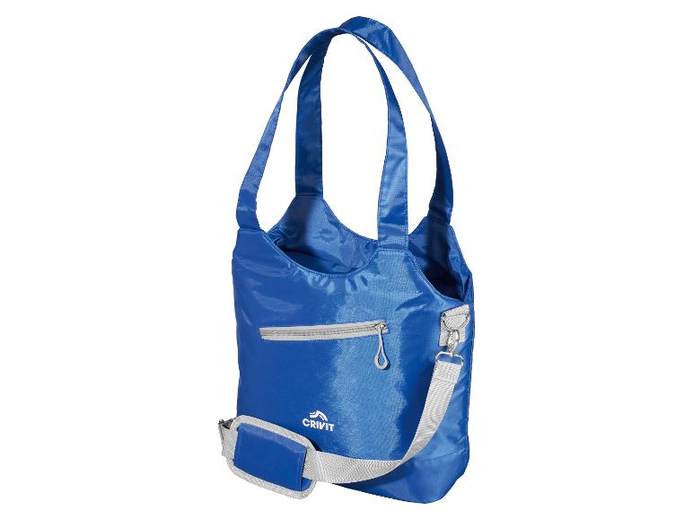 Blauwe Crivit tas: shopper en schoudertas.