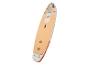 Opblaasbaar SUP-board met tropisch design en oranje en witte details.