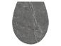 Grijze toiletzitting met marmerlook
