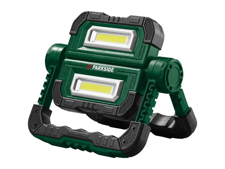 PARKSIDE bouwlamp met twee LED-panelen en handvat