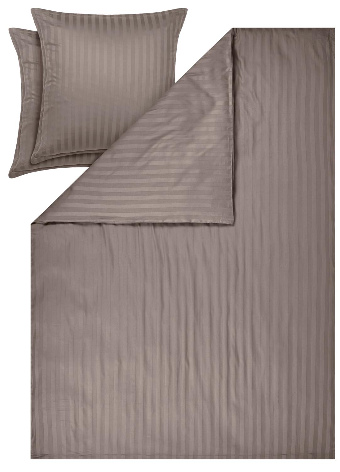 LIVARNO Katoen satijn dekbedovertrek, 240 x 220 cm (Beige)