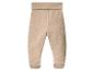 Beige babybroek met voetjes
