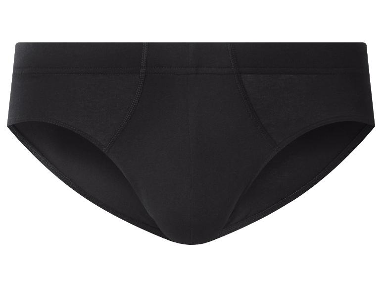Zwarte katoenen herenslip