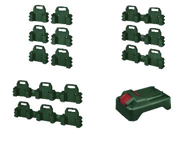 PARKSIDE® Wandhouderset voor 20 V accu's of accu-schroefboormachine