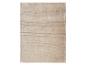 Beige geribbelde badmat
