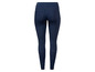 Donkerblauwe skinny jeans voor dames.