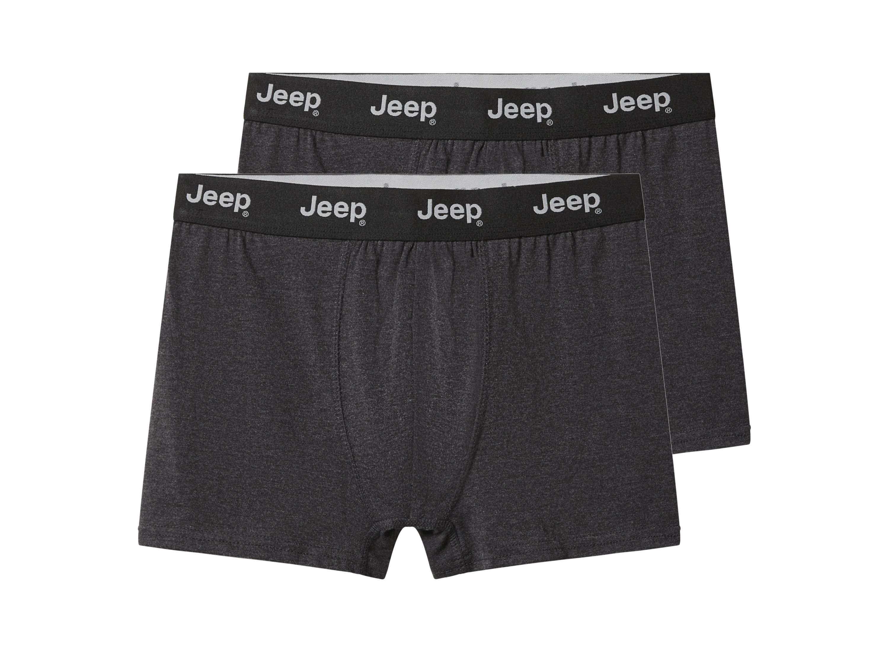 Set van 2 heren boxers (Grijs, L)