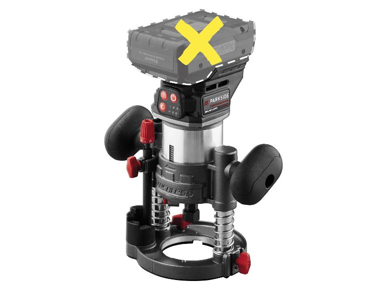 Accufreesmachine met accupack, borstelloze motor en snelheidsinstellingen