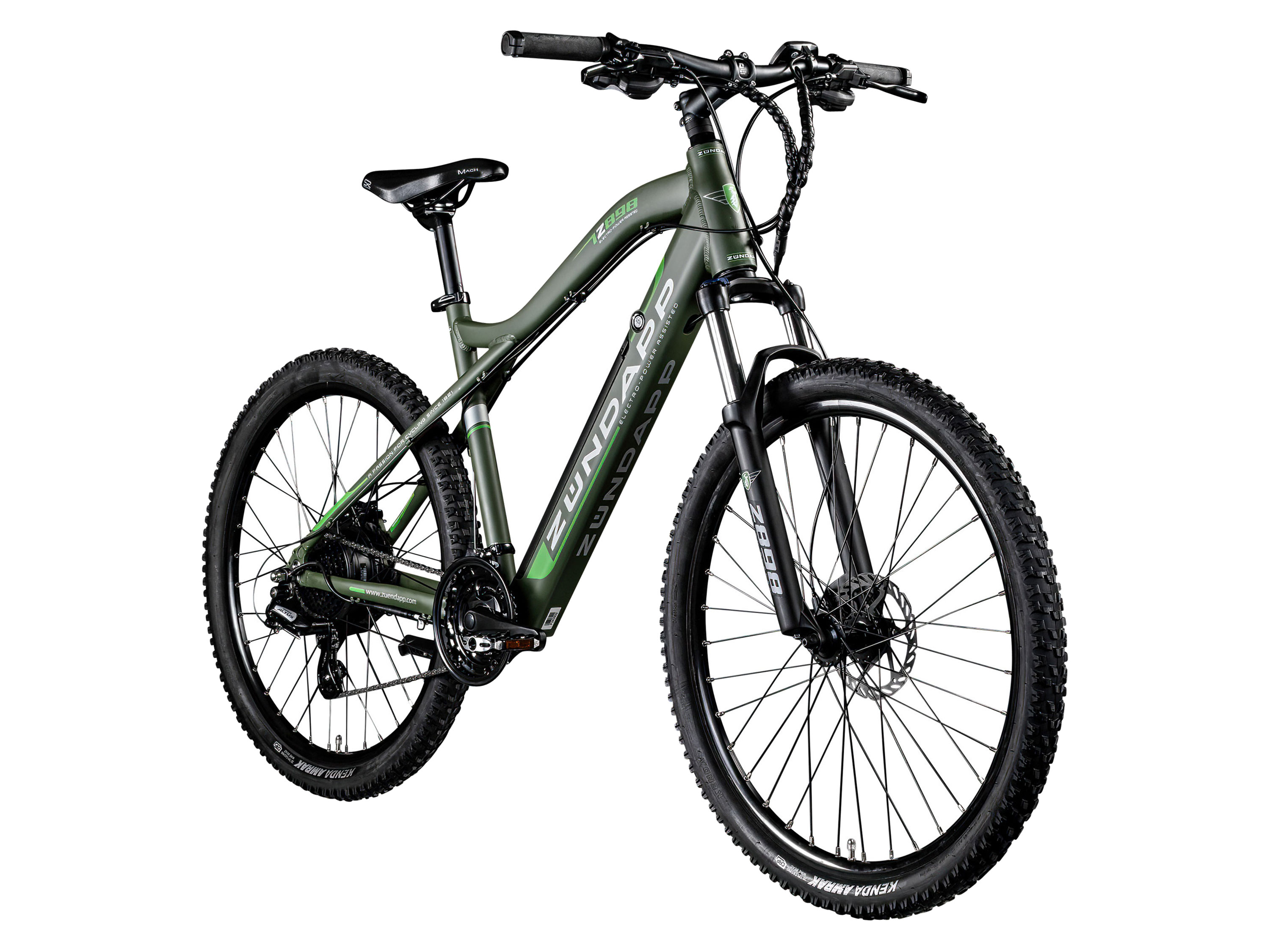 ZÜNDAPP E-Bike Mountainbike Z898, 27,5 Inch (Groen)