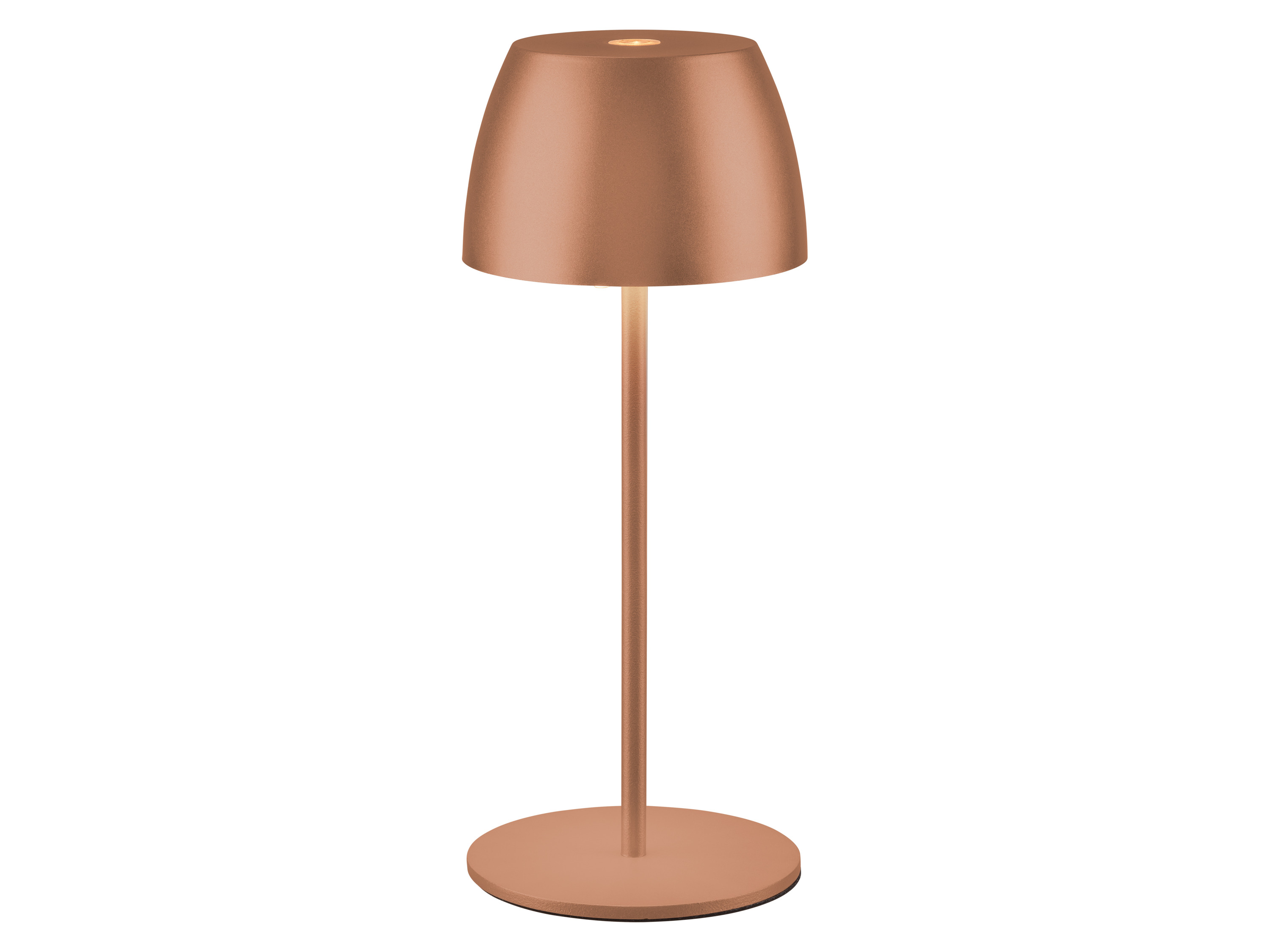 LIVARNO Oplaadbare tafellamp, 20 cm (Brons)