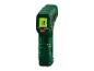 Groene handheld infrarood thermometer die 23,1 °C weergeeft.