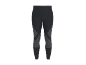 Donkergrijze sportlegging met gestructureerde panelen