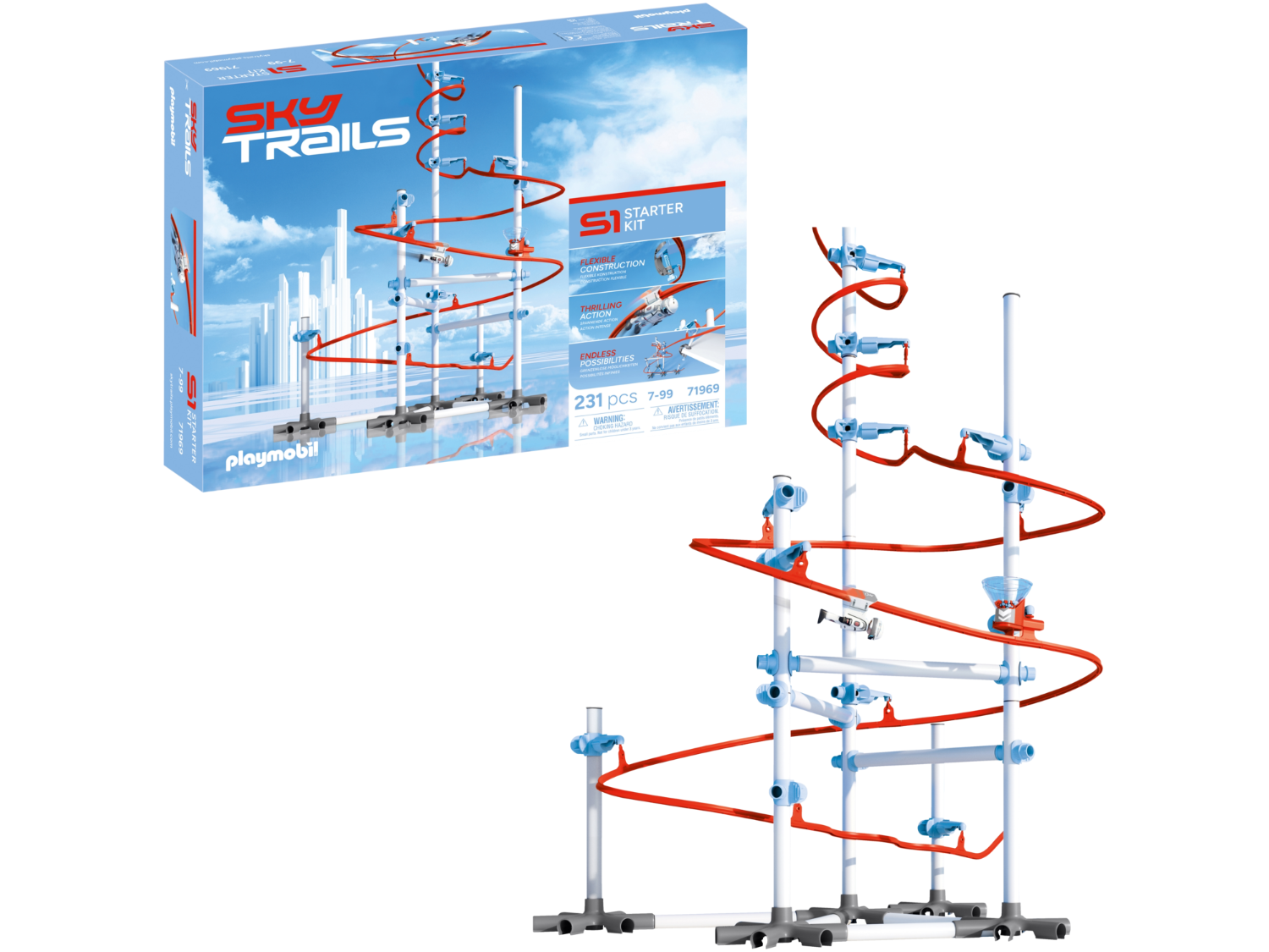 Bouw- en speelset »SKYTRAILS 71969 - Starter Kit«