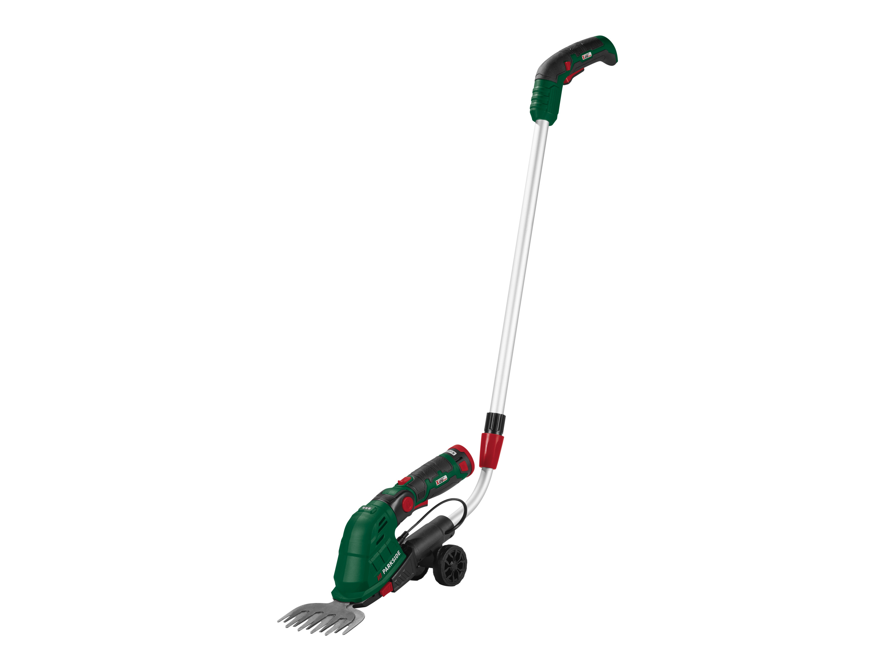 PARKSIDE Accu-gras- en struikschaar op steel 12 V met accu en lader