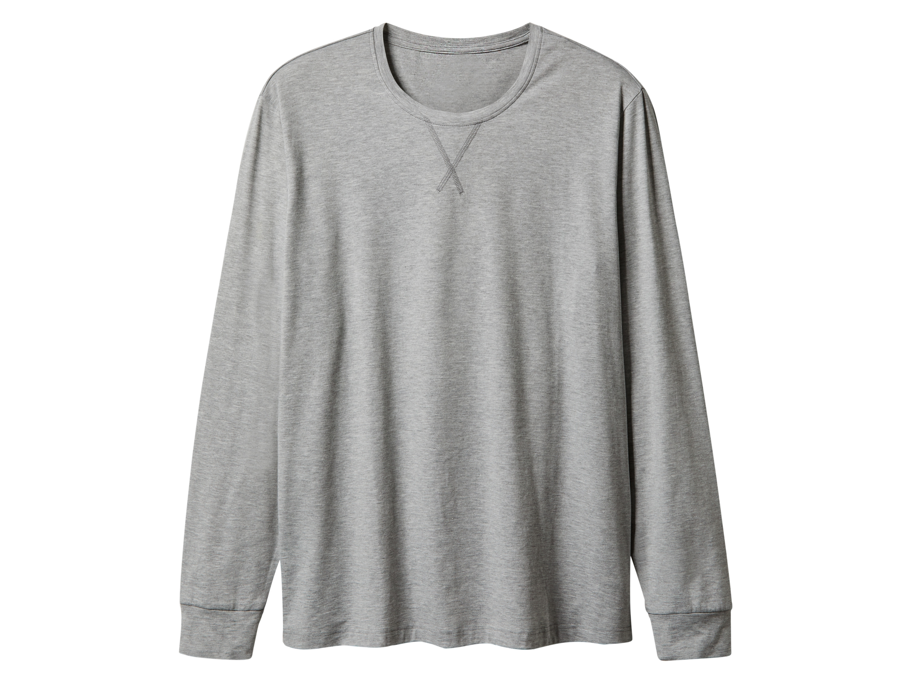 esmara Men Heren thermoshirt - Plus size (Grijs, 4XL (68/70))