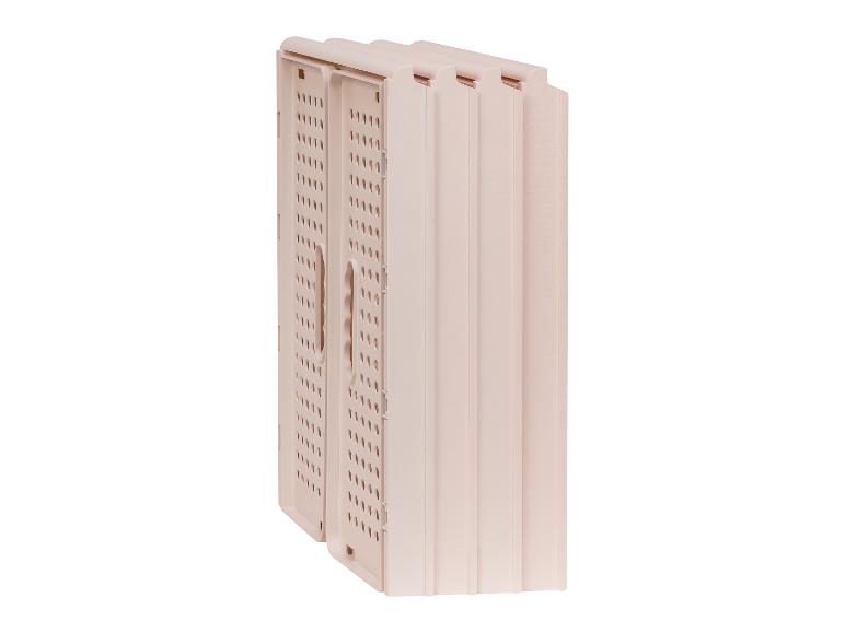Beige opvouwbare kastorganizer met ventilatiegaten