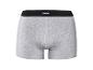 Grijze herenboxershorts met zwarte elastische tailleband