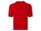 Rood T-shirt met korte mouwen en ronde hals.