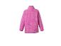 Roze fleecejack voor dames, achteraanzicht
