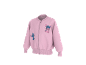 Roze bomberjack met Stitch en Angel karakters