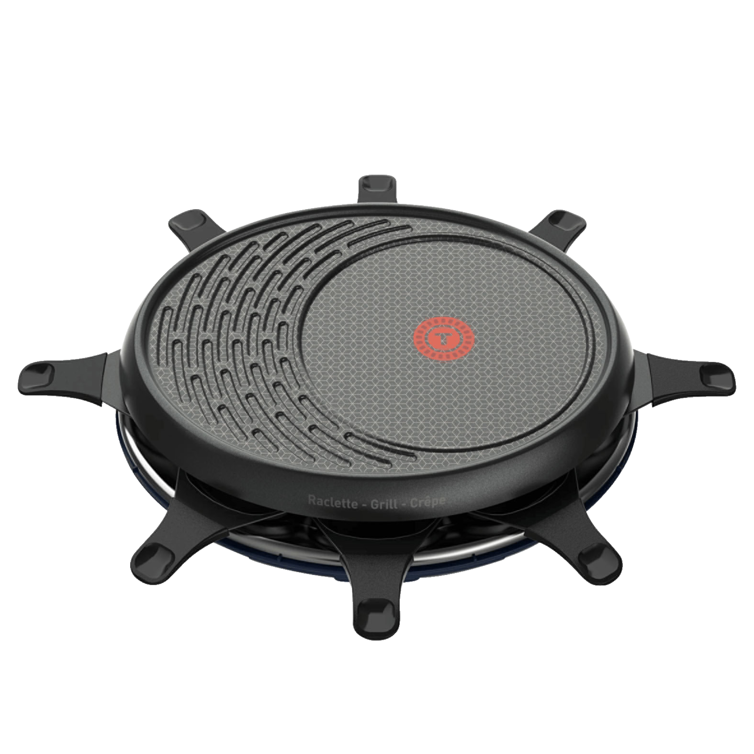 TEFAL 3-in-1 gourmetstel RE3104, 8 personen, gourmet, grill, crêpe