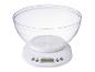 Witte SilverCrest keukenweegschaal met transparante weegschaal