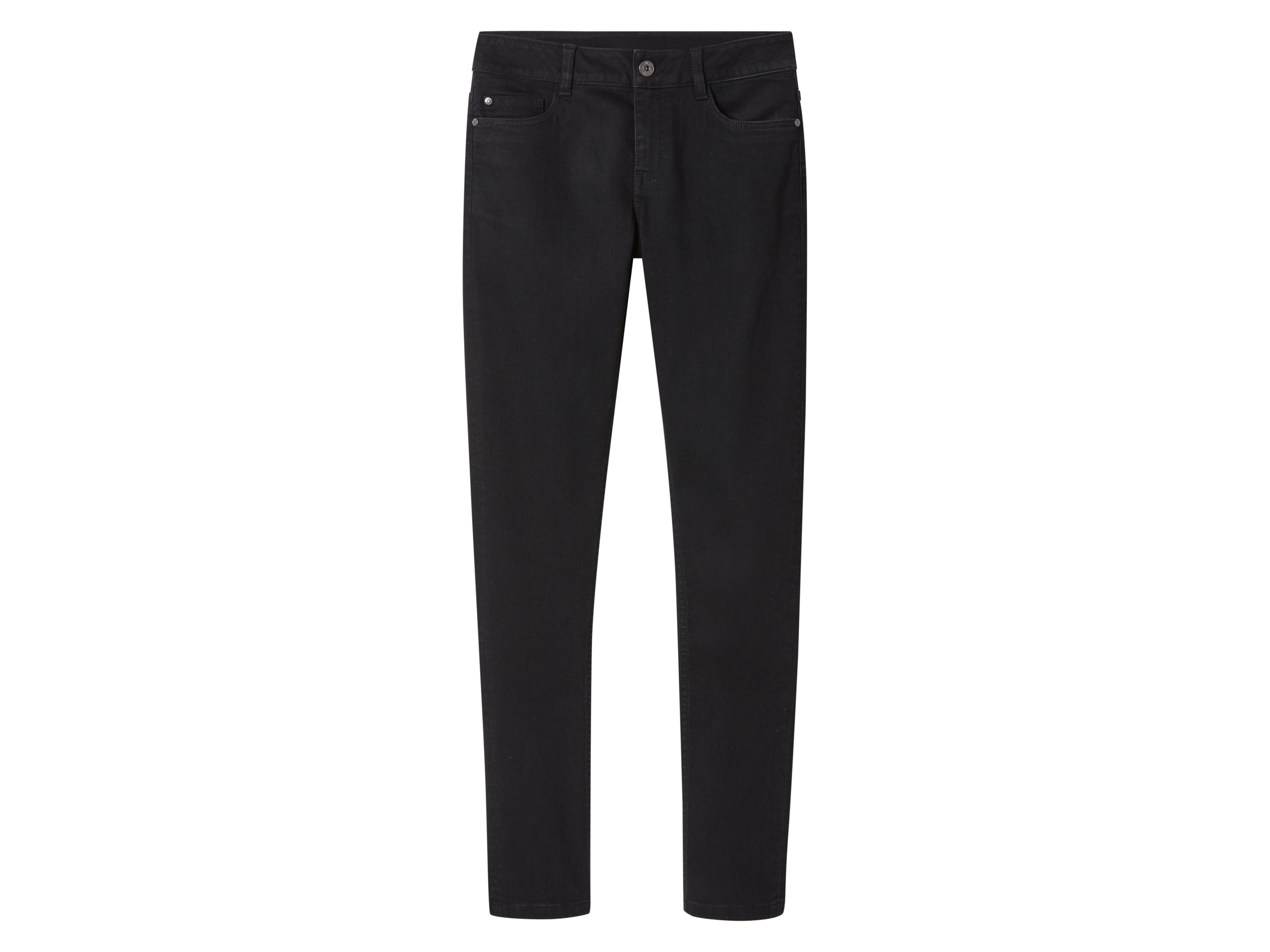 esmara Dames jeans - Skinny fit (Kort, Zwart, 40)