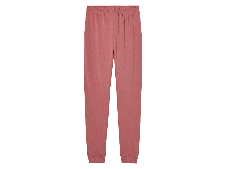 Roze joggingbroek.
