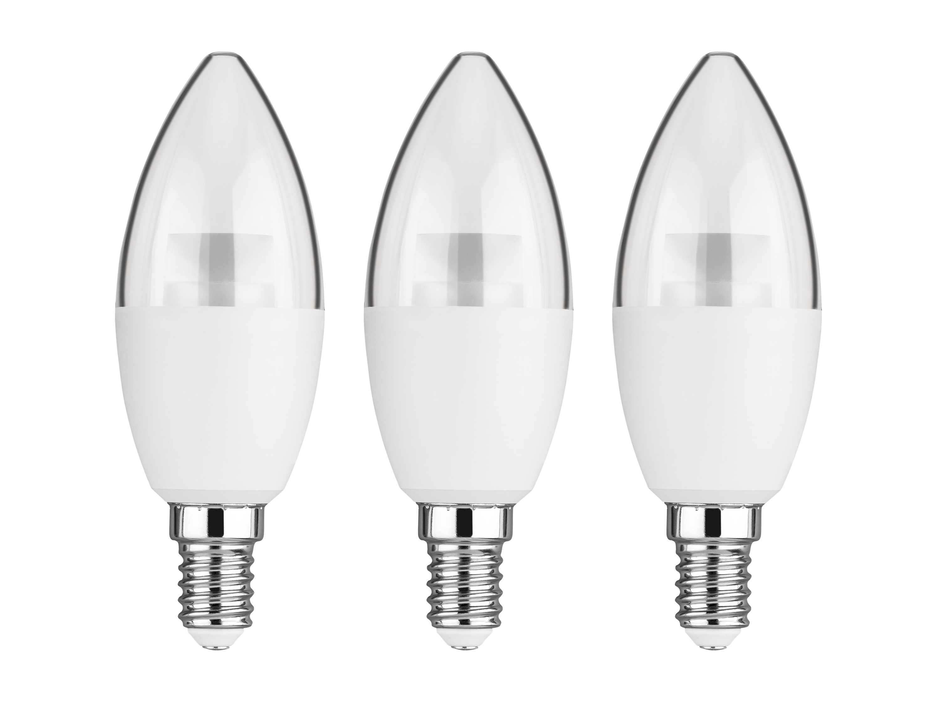 LIVARNO Set van 2 of 3 LED-lampen (3 kaarsen 4,9W E14) afbeelding