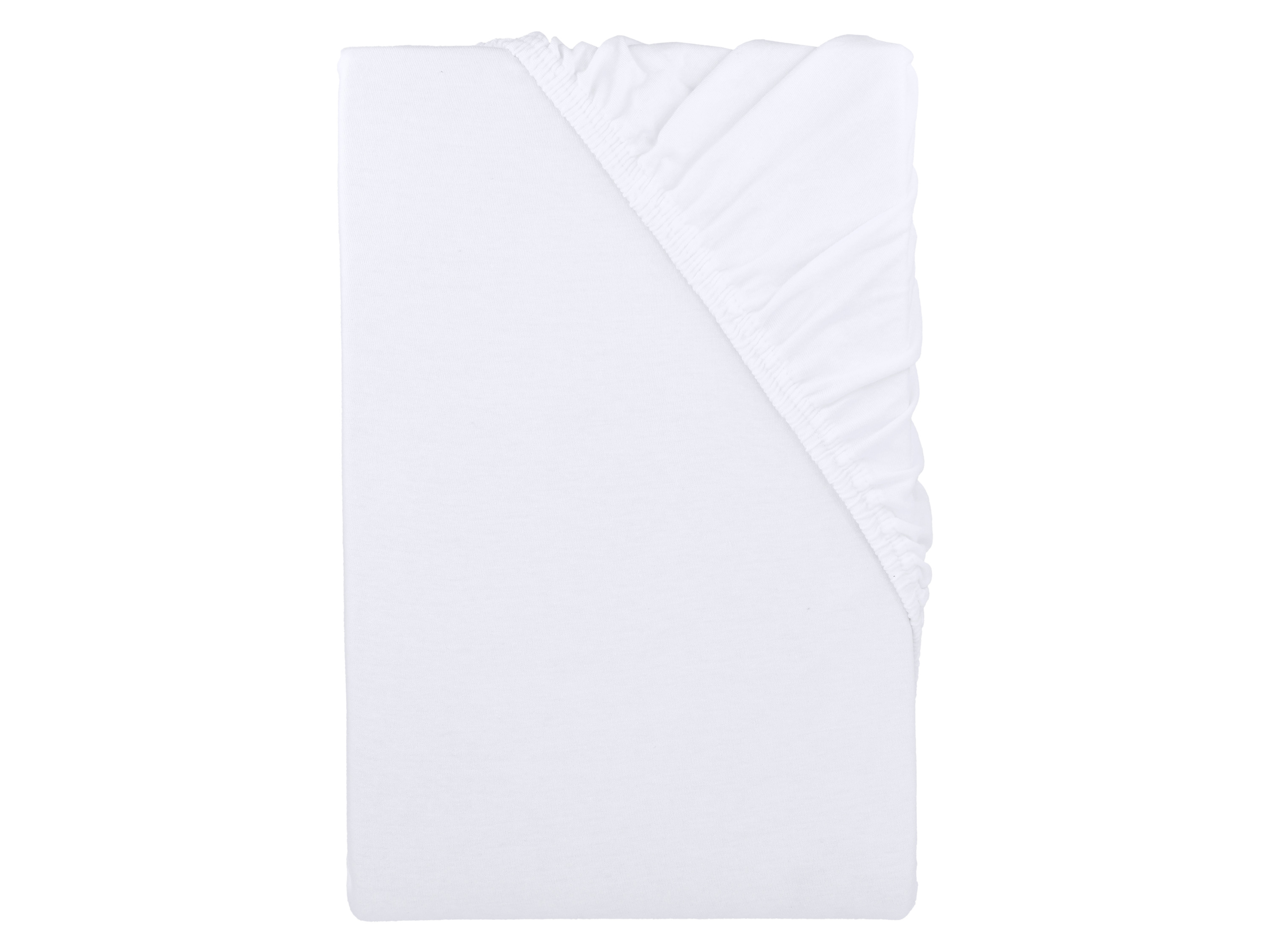 LIVARNO Jersey hoeslaken 140-160 x 200 cm (Wit)