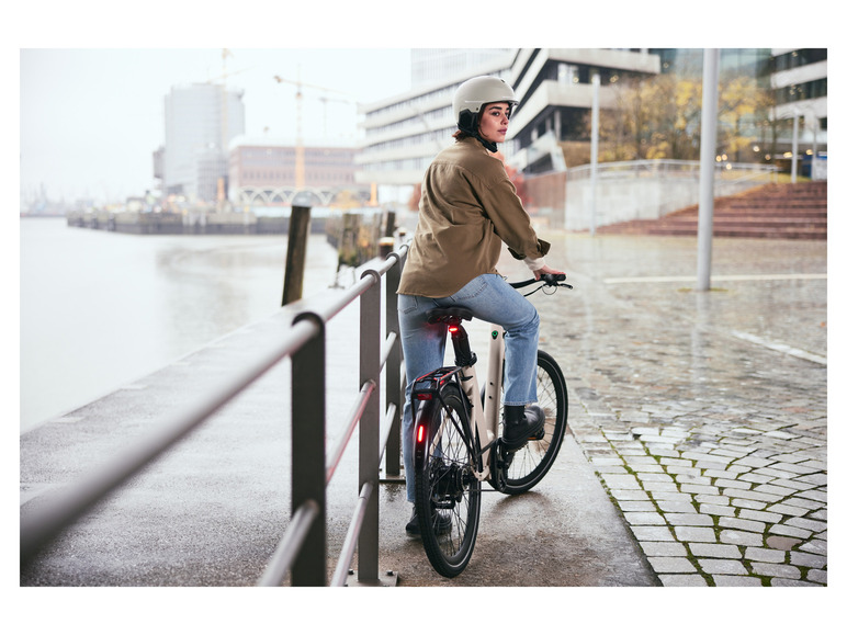 Ga naar volledige schermweergave: CRIVIT Urban E-Bike Cream White 27,5" - afbeelding 7