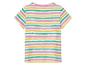 Gestreept t-shirt voor kinderen, pastelkleuren.