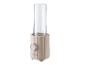 SilverCrest persoonlijke blender in beige met een transparante mengbeker.