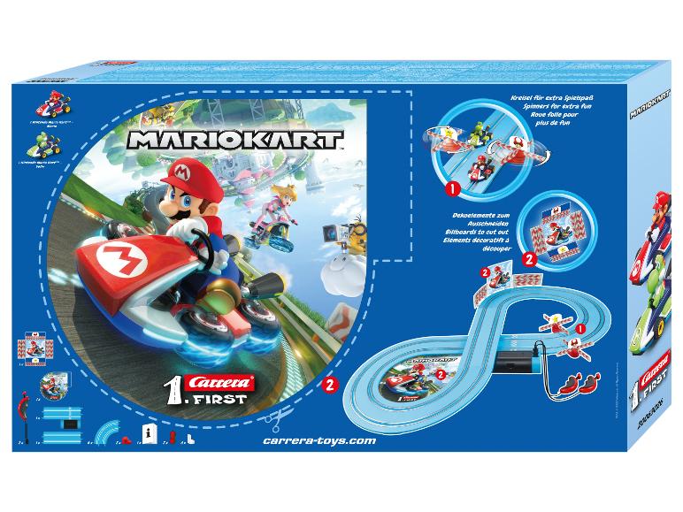 Mario Kart Carrera First racebaan met Mario en Yoshi karts.