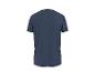 Donkerblauw T-shirt met korte mouwen, achterkant.