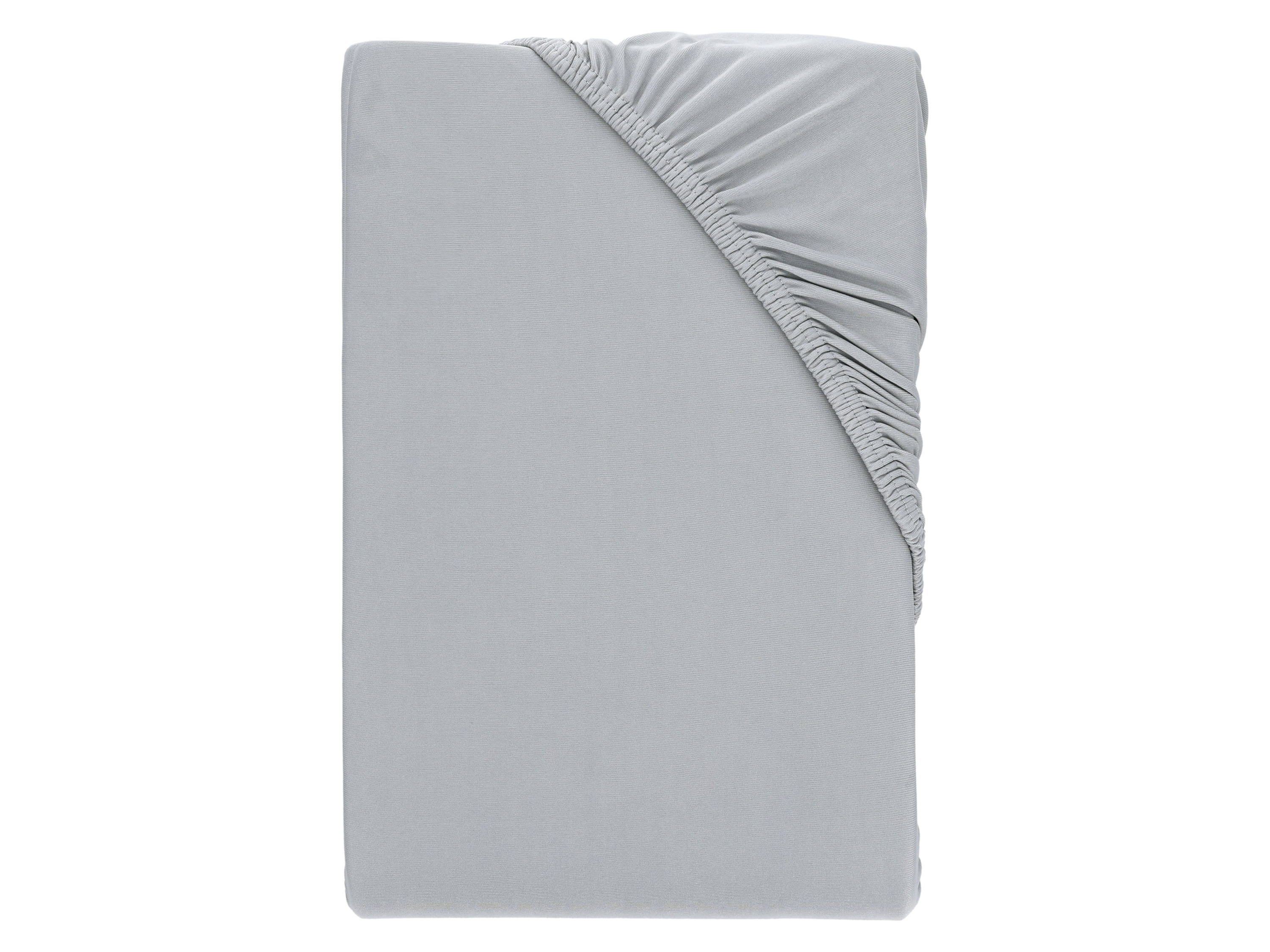 LIVARNO Jersey hoeslaken, 140-160 x 200 cm (Blauw)