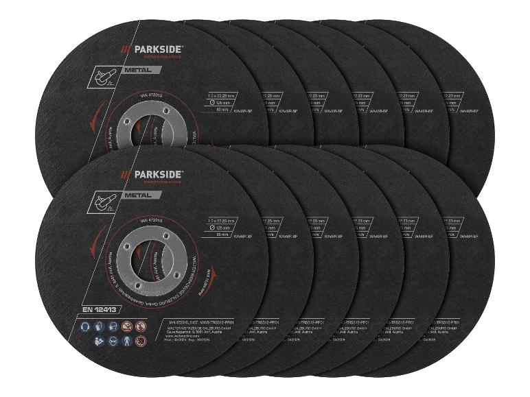 Parkside snijschijven: metaal, 125 mm.
