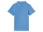 Blauw poloshirt voor kinderen.