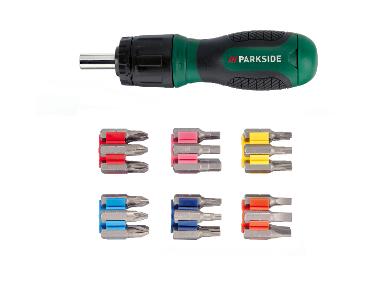PARKSIDE® Ratelschroevendraaier met bits