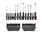 PARKSIDE PERFORMANCE® beitelschroevendraaierset met houders.