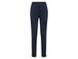 Donkerblauwe pantalon met hoge taille.