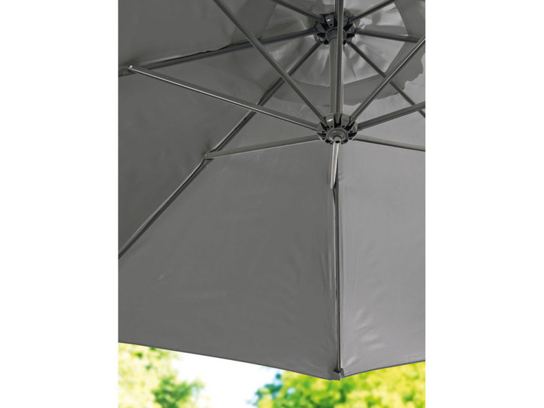 Ga naar volledige schermweergave: LIVARNO home Zwevende parasol Ø 300 cm - afbeelding 10
