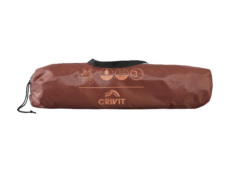 Crivit kampeerzak met opvouwbare stoel.