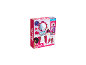 KLEIN Barbie kaptafel met accessoires in verpakking.