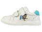 Witte kindersneakers met klittenbandsluiting, Paw Patrol design.