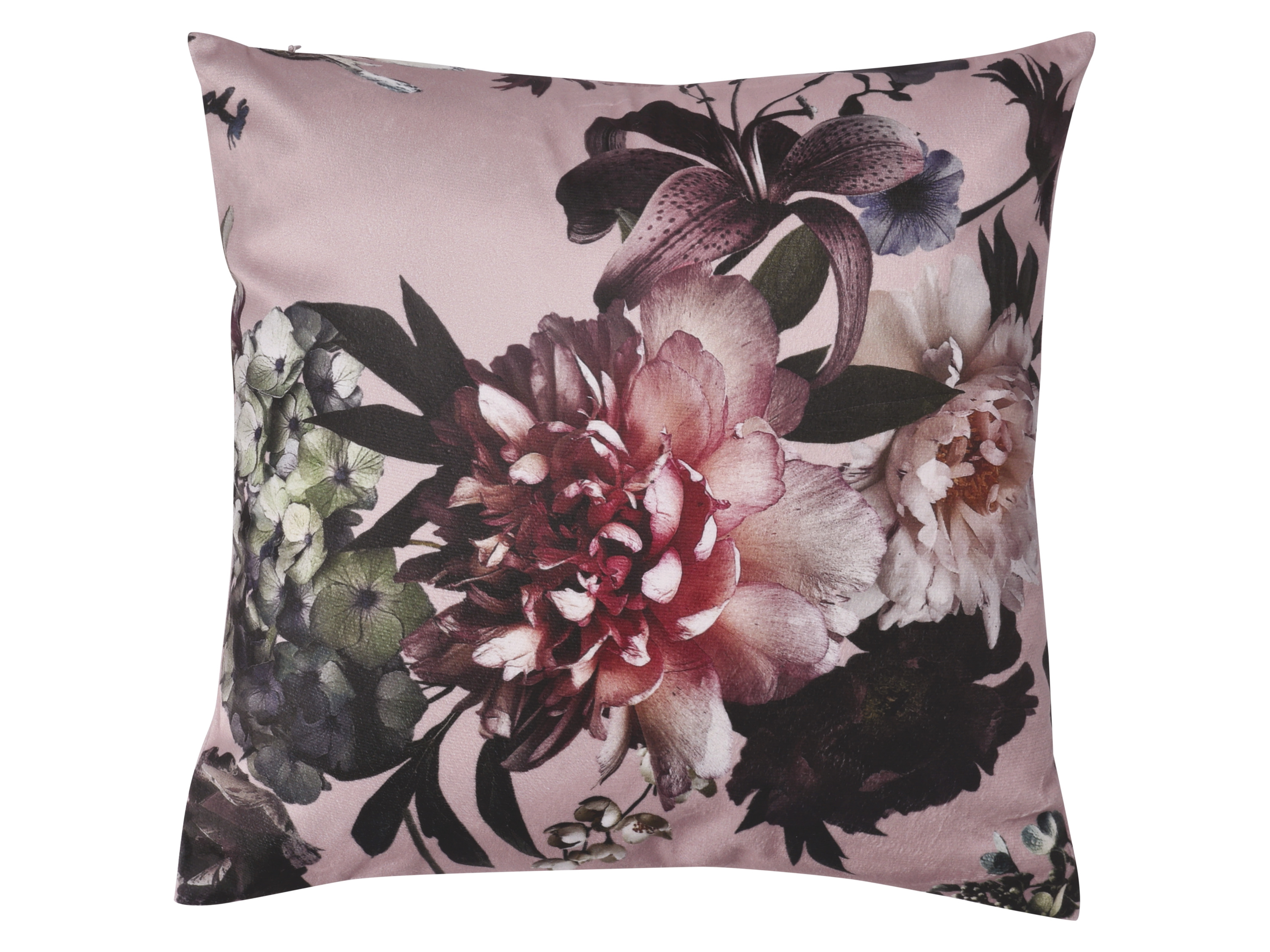LIVARNO Kussenhoes 40 x 40 cm (Bloemen roze)